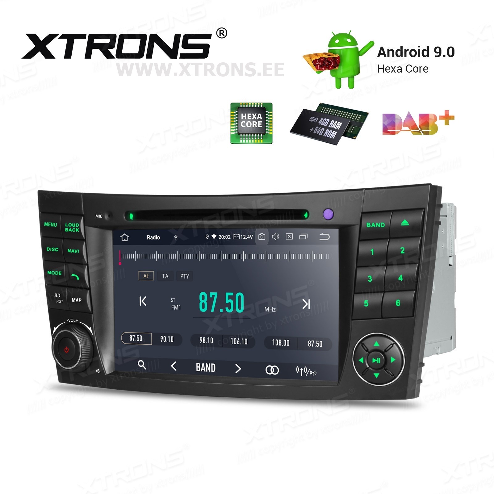 Xtrons Pq M Ip Mercedes Multimeedia Android Hexa Core Xtrons Ee