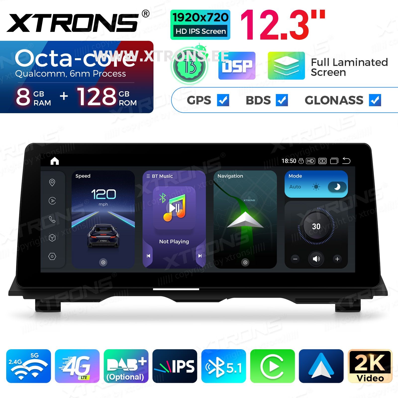 XTRONS QGB23NB12FV