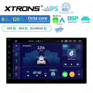 XTRONS TIXA745L 7.0" 2DIN Multimeedia Android 14.0 Octa-Core 4G