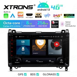 XTRONS IQP92M245P 9.0" Mercedes-Benz Multimeedia Android 13.0 Octa Core