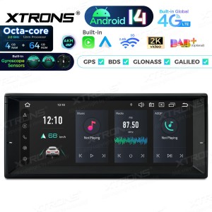 XTRONS PX1439BLHG 10.25" BMW E39, E38 Multimeedia Android 14.0 Octa-Core 4G