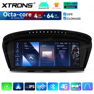 XTRONS QDB8060CI 8.8" BMW 3, 5 Seeria E60, E90 CIC Multimeedia Android Octa-Core 4G