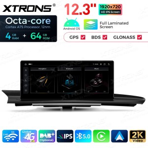 XTRONS QLA23A6NL 12.3" AUDI A6, A7 MiB Multimeedia Android 13.0 Octa-Core 4G